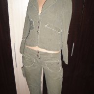 Зелен дамски костюм – панталон / панталони + дамско сако, блейзър, яке, комплект, сет, лот, снимка 16 - Костюми - 17883542