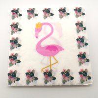Фламинго 10 парти салфетки рожден ден, снимка 1 - Други - 23177637