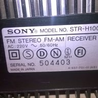 Sony str-h100-stereo receiver-made in japan-внос швеицария, снимка 12 - Ресийвъри, усилватели, смесителни пултове - 12855350