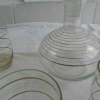 Стъклени чаши чашки , снимка 4 - Антикварни и старинни предмети - 23854578