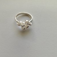 Сребърен пръстен с цирконий - сребро проба 925, снимка 2 - Пръстени - 23045823