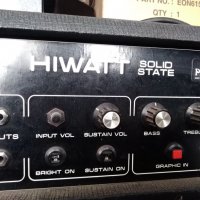 HIWATT SOLID STATE amplifier model NCA 108 & HH 212BL bass cabinet vintage ретро глава за бас,китара, снимка 4 - Китари - 24526613