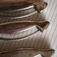 дизайнерски посребрен нож -NINO CERRUTI, снимка 4 - Антикварни и старинни предмети - 13996912