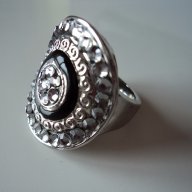 Промоция! Сребрист пръстен с елементи Сваровски, снимка 6 - Пръстени - 10086654