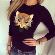 НОВО! ХИТОВА дамска тениска CRYSTAL FOX с дизайн! Създай модел с твоя снимка!, снимка 4 - Тениски - 15597072