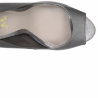 Miss Kg официални сребърни обувки UK4/37 и UK5/38, снимка 6 - Дамски обувки на ток - 7783028