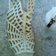 Сиви обувки, снимка 6 - Дамски обувки на ток - 18557078