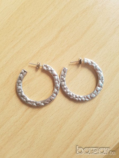 Сребърни обеци, снимка 1