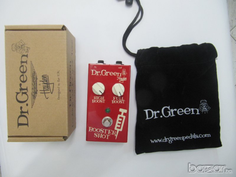 Китари(Ефект за китара, педал Dr. Green Booster Shot)  , снимка 1