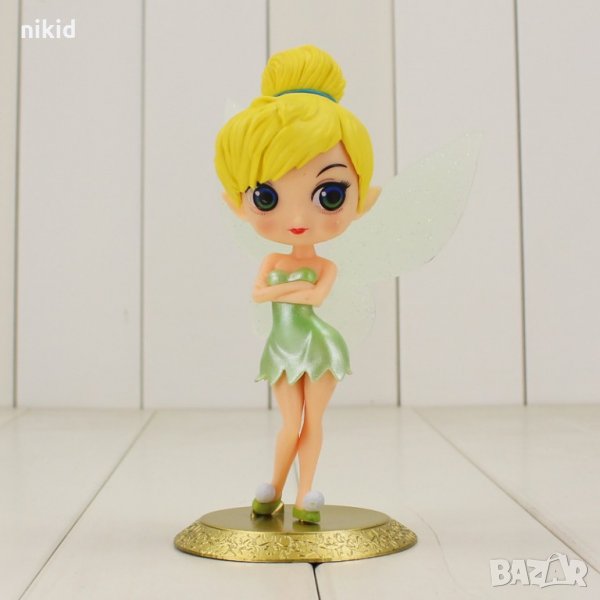 Голяма Tinker Bell Фея зън зън камбанка на стойка пластмасова фигурка PVC за игра и торта топер, снимка 1