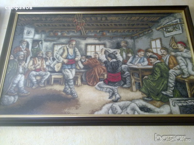 гоблен "Ръченицата" 90.5 см - 55.5 см, снимка 1