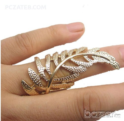 Пръстен "Златно перо", снимка 1