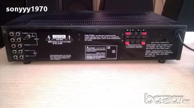 mitsubishi da-u36x-stereo integrated amplifier-внос швеицария, снимка 12 - Ресийвъри, усилватели, смесителни пултове - 12763777