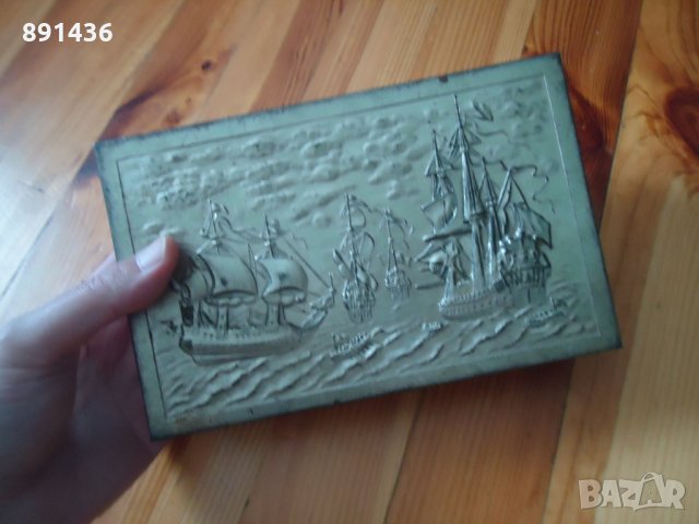 Стара кутия от пури с метален капак, снимка 5 - Колекции - 25936778