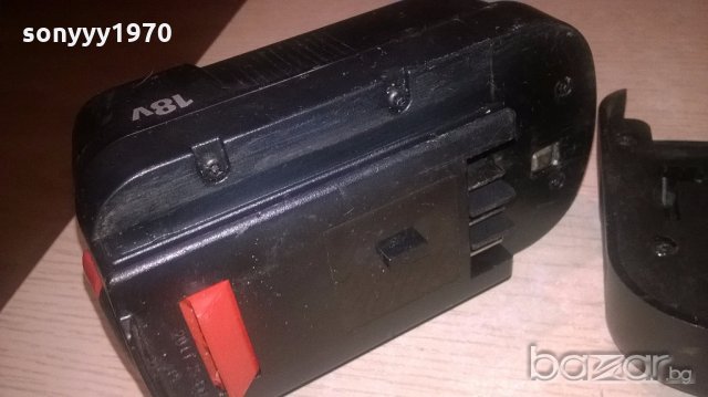 поръчани-black&decker-battery pack 18v+charger-внос швеицария, снимка 8 - Оригинални зарядни - 20014928