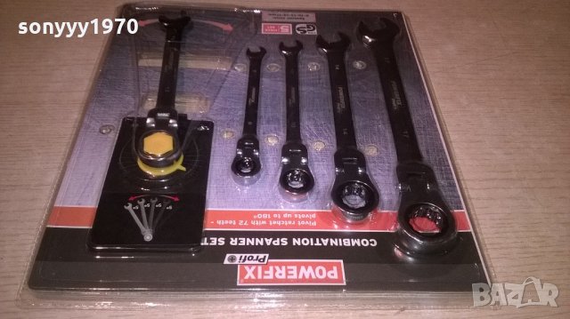 ПОРЪЧАНИ-powerfix profi-germany-немски ключове с тресчотки 5бр, снимка 15 - Ключове - 22047932