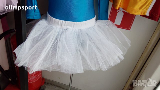 Поличка пачка туту с 3 пласта тюл и широк колан с ластик нова, снимка 2 - Детски рокли и поли - 24014516