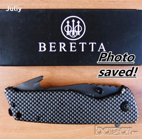 Сгъваем нож  Beretta X23A /полуавтоматичен/, снимка 2 - Ножове - 19572363