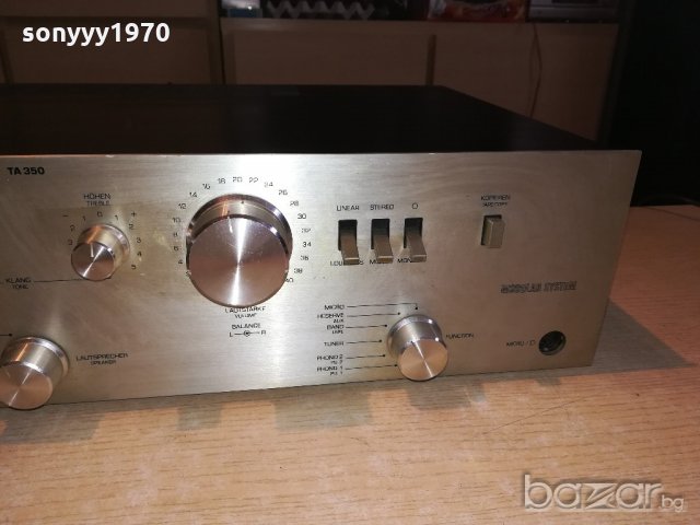 telefunken ta350 hifi amplifier-за ремонт-внос швеицария, снимка 9 - Ресийвъри, усилватели, смесителни пултове - 21305324
