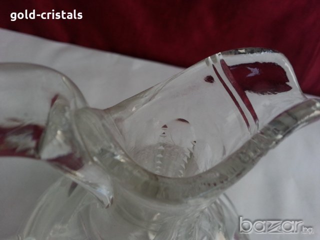 антикварна  кристална гарафа , снимка 14 - Антикварни и старинни предмети - 20721214
