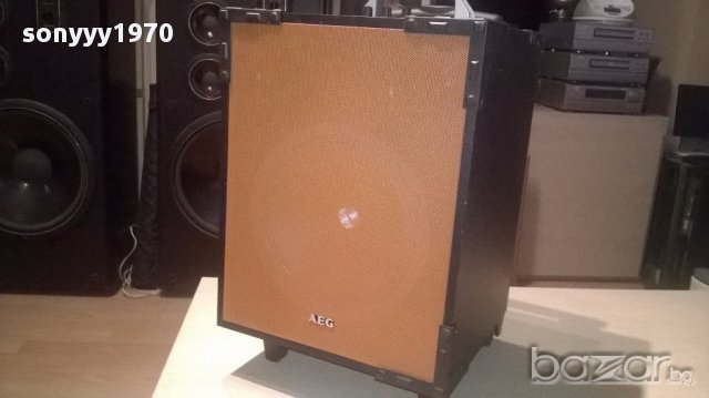 Aeg-germany-музикантско кубе-45/30/30см-за ремонт-внос швеицария, снимка 4 - Тонколони - 16379345