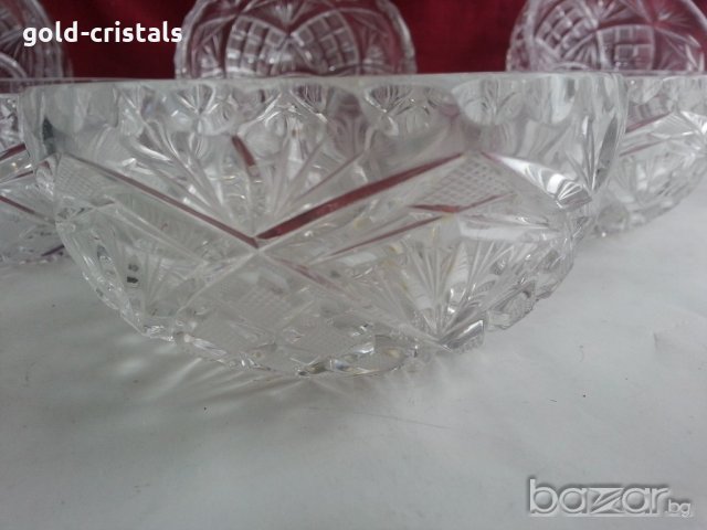 кристални купички, снимка 15 - Антикварни и старинни предмети - 20839327