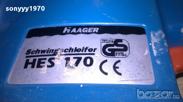 Haager hes170 шлаиф за ремонт-внос швеицария, снимка 5 - Други инструменти - 14946440