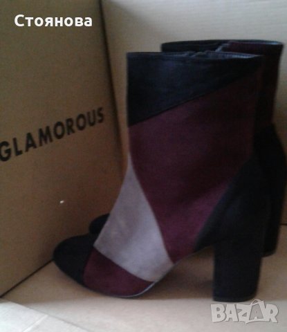 Дамски боти естествен велур "Glamorous" 37 номер, снимка 12 - Дамски боти - 25220393