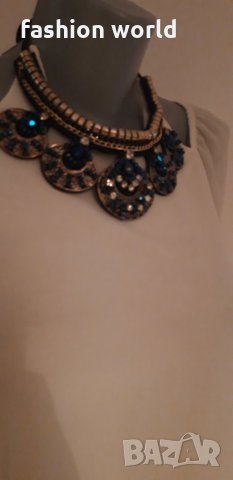 Дамска блуза с колие, снимка 6 - Блузи с дълъг ръкав и пуловери - 25114615