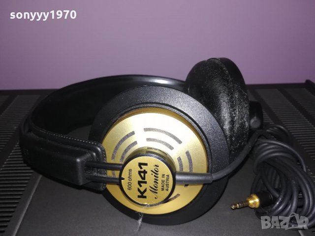 ПОРЪЧАНИ-GOLD EDITION akg-headphones-made in austria-внос швеицария, снимка 5 - Слушалки и портативни колонки - 21652948