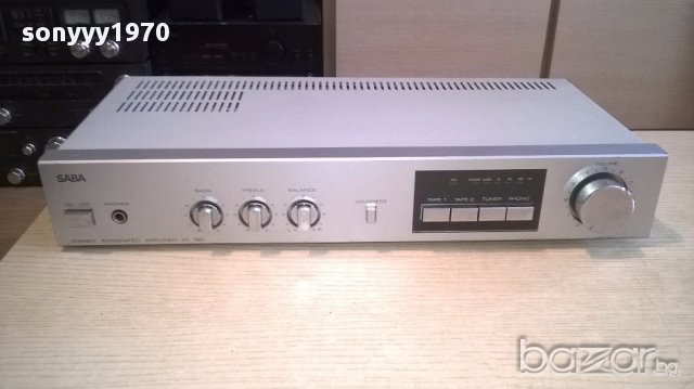 saba mi 180 amplifier-внос швеицария, снимка 8 - Ресийвъри, усилватели, смесителни пултове - 18017062