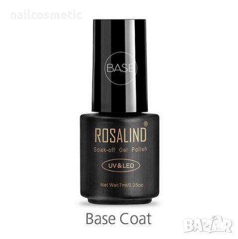 Uv & Led топ гел лак или база, снимка 2 - Продукти за маникюр - 23678900