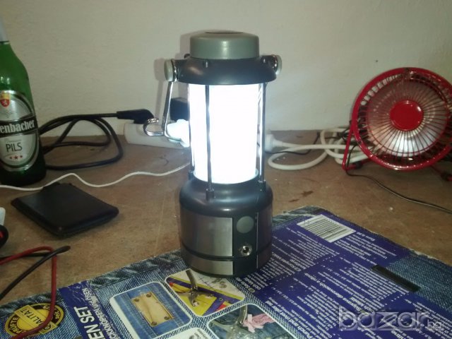 Елегантна къмпинг LED лампа с акумулатор. Свети много яко., снимка 2 - Къмпинг осветление - 14864222