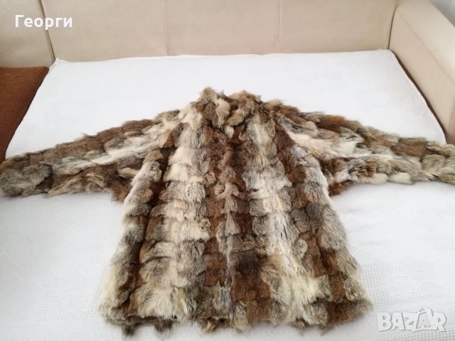 Дамско палто от естествен косъм вълк , снимка 10 - Палта, манта - 23717105