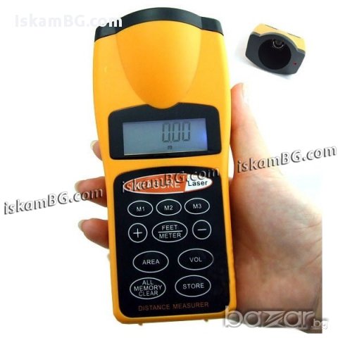 Ултразвукова ролетка с лазерно насочване, снимка 2 - Други спортове - 13729746