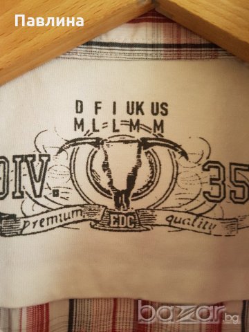 Мъжка риза / EDC by Esprit, снимка 5 - Ризи - 20742546