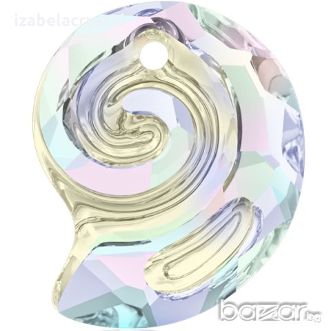 Комплект Сваровски "Sea-Snail" Crystals from SWAROVSKI ®, снимка 2 - Бижутерийни комплекти - 18337113