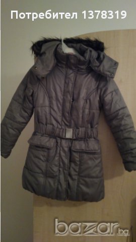 Зимно яке за момиче Kenvelo размер 128см., снимка 2 - Детски якета и елеци - 15597345