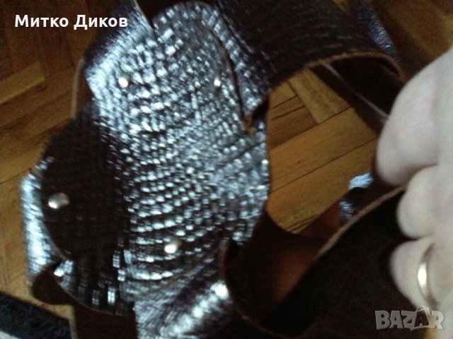 Кошница от естествена кожа за носене през рамо на някои неща, снимка 4 - Други стоки за дома - 23399409