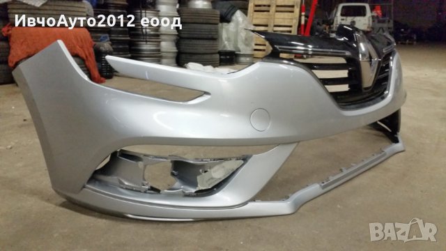Броня предна Renault megane Рено меган от 2016 г к-т с решетка и емблема Оригинална , снимка 7 - Части - 24840629