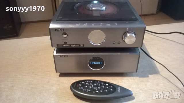 hitachi-cd/amplifier/aux/tuner-без remote-внос швеция, снимка 2 - Ресийвъри, усилватели, смесителни пултове - 24237825