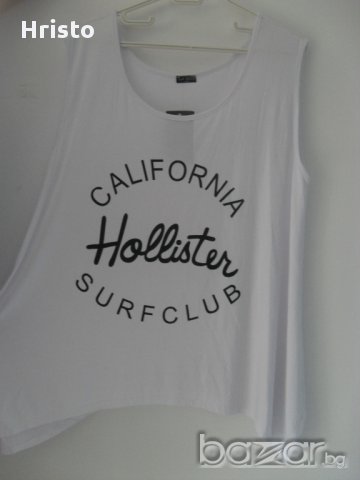 Туника потник бяла без ръкав голям размер, снимка 4 - Туники - 10716779