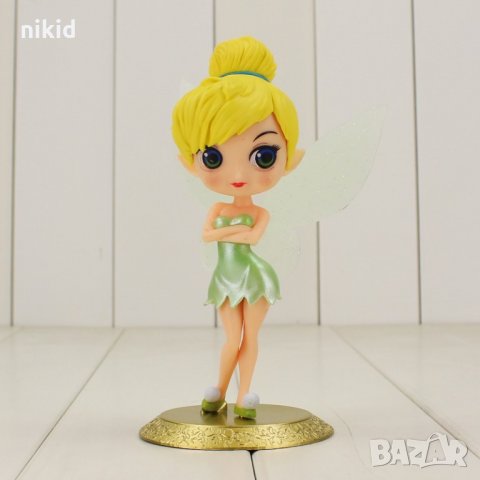 Голяма Tinker Bell Фея зън зън камбанка на стойка пластмасова фигурка PVC за игра и торта топер