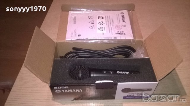 yamaha-microphone-нов в кутия-внос швеицария, снимка 6 - Микрофони - 19230248