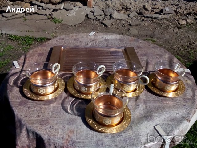 Стар сервиз за чай,кафе, снимка 2 - Антикварни и старинни предмети - 21243268