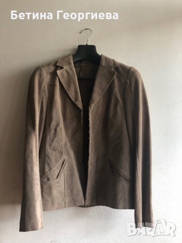 Дамско сако естествен велур на Betty Barclay, снимка 5 - Сака - 22674415