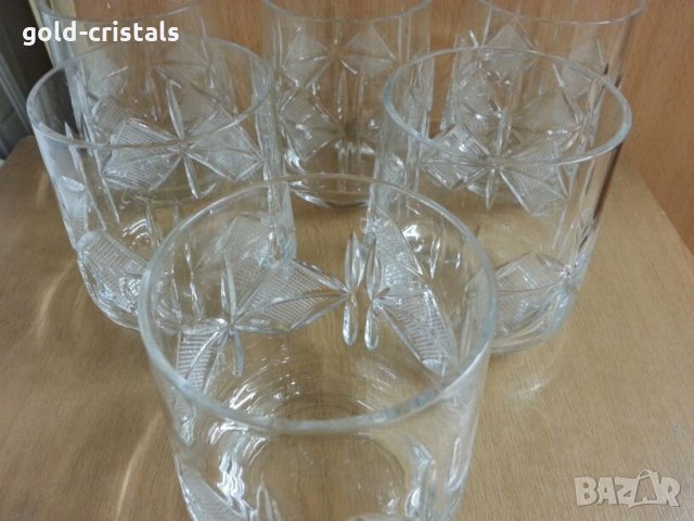 Кристални чаши за уиски, снимка 6 - Антикварни и старинни предмети - 23534552