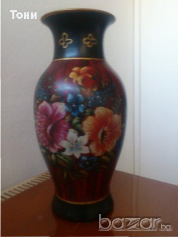 Ваза рисувана, снимка 3 - Подаръци за рожден ден - 16678460