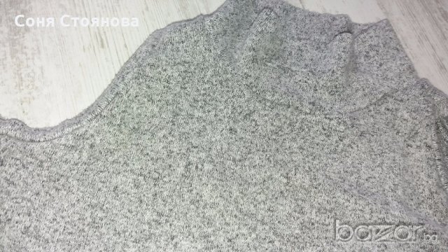 Дамска блуза, сива, с голи рамене, изключително мека материя, снимка 4 - Блузи с дълъг ръкав и пуловери - 18483154