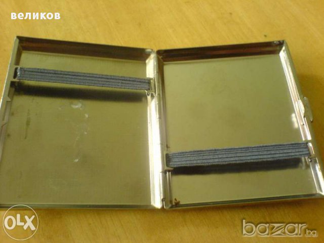 Табакера хром никелова стоман , снимка 2 - Романтични подаръци - 11784757